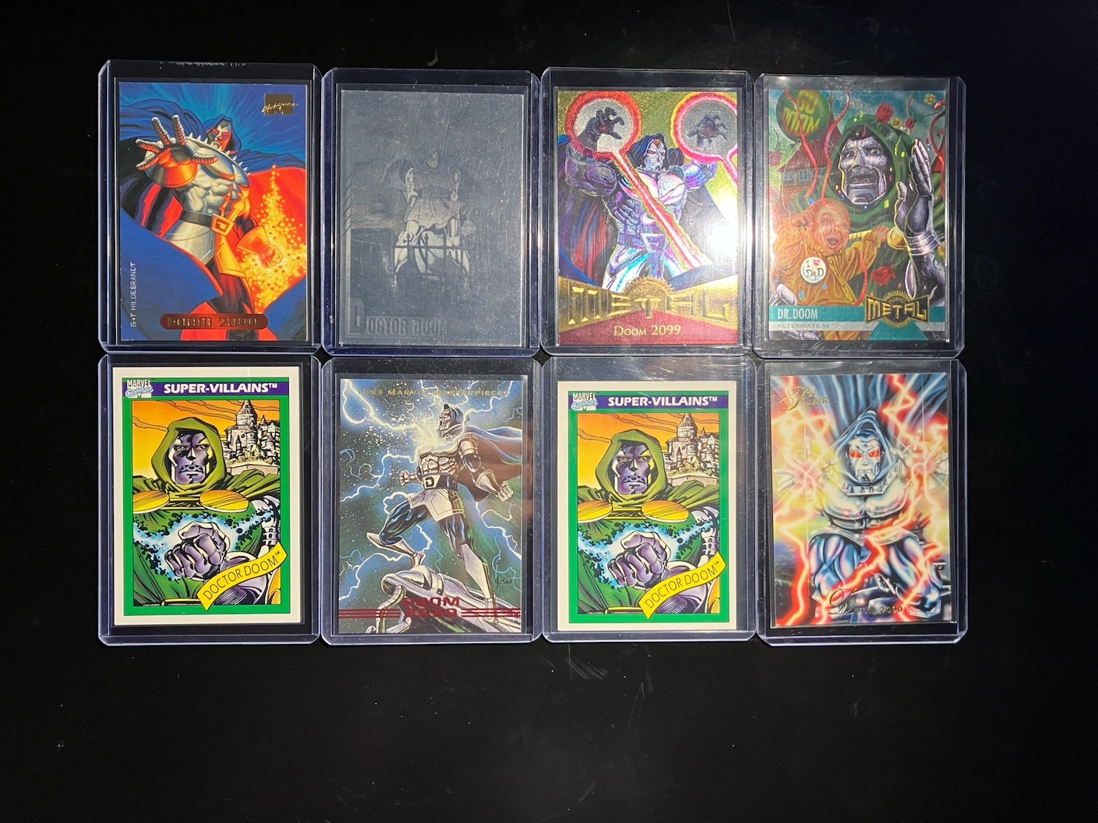 Vintage Dr Doom Card Lot Series 1 & Others 8 Cards Total. 1990 Impel And Others