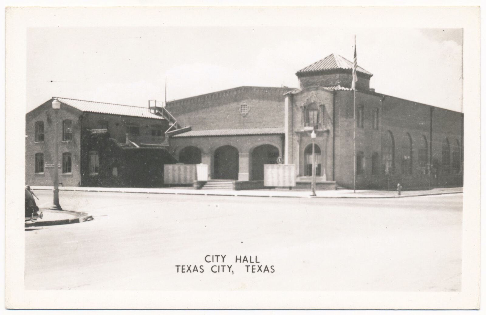 City Hall, Texas City, Texas RPPC