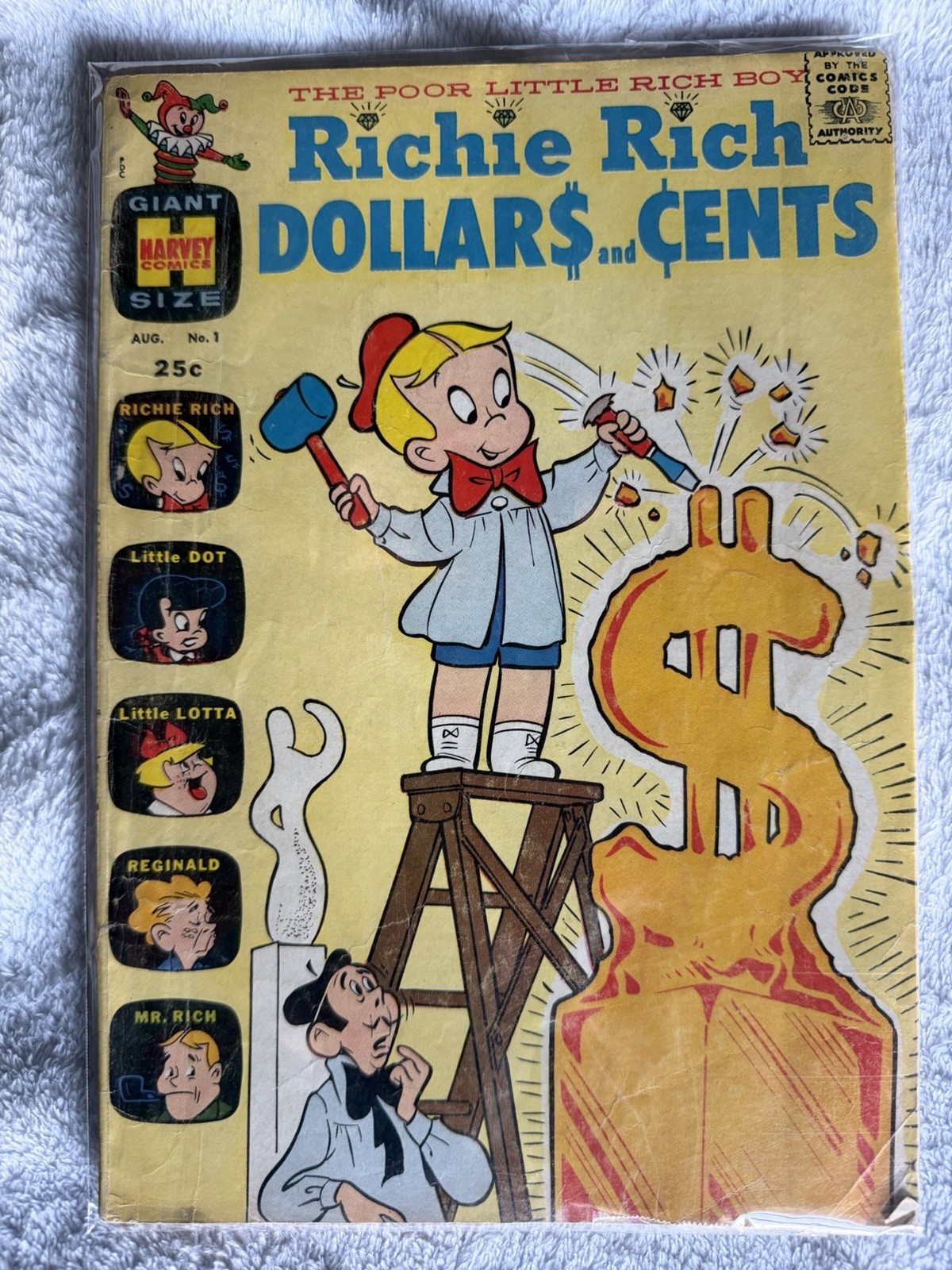 RICHIE RICH DOLLARS AND CENTS # 1 1963  RARE 1ST ISSUE BEST ON EBAY