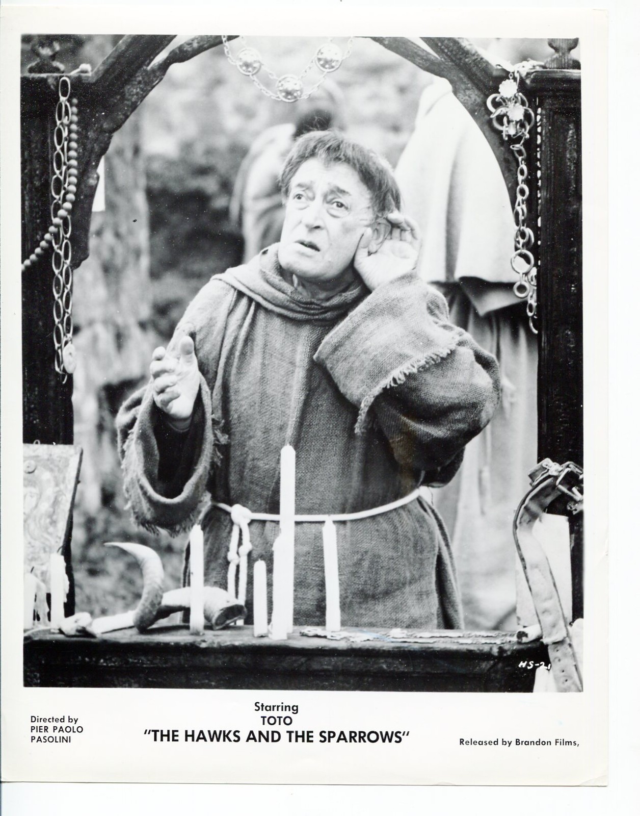 Hawks And The Sparrows-Toto-8x10-B&W-Promo-Still-Drama-Comedy