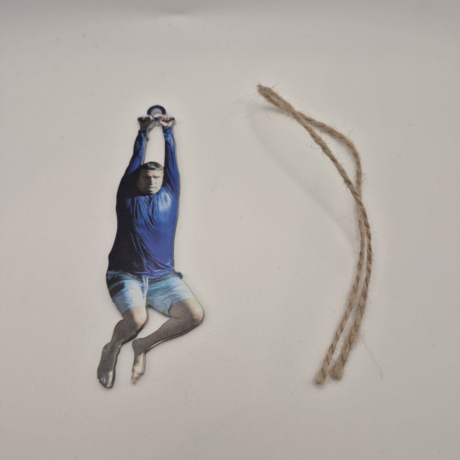 I Think You Should Leave Zip Line Flat Ronnie Tim Robinson Christmas Ornament