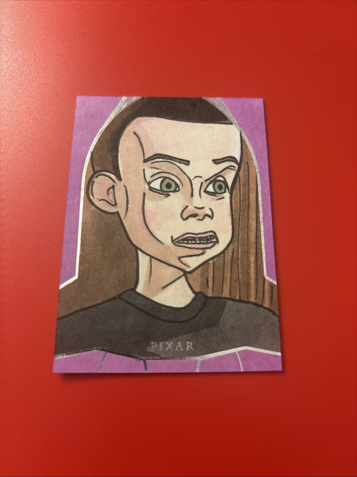 Toy Story Topps Sketch Sid Nick Gribbon Very Rare PSA