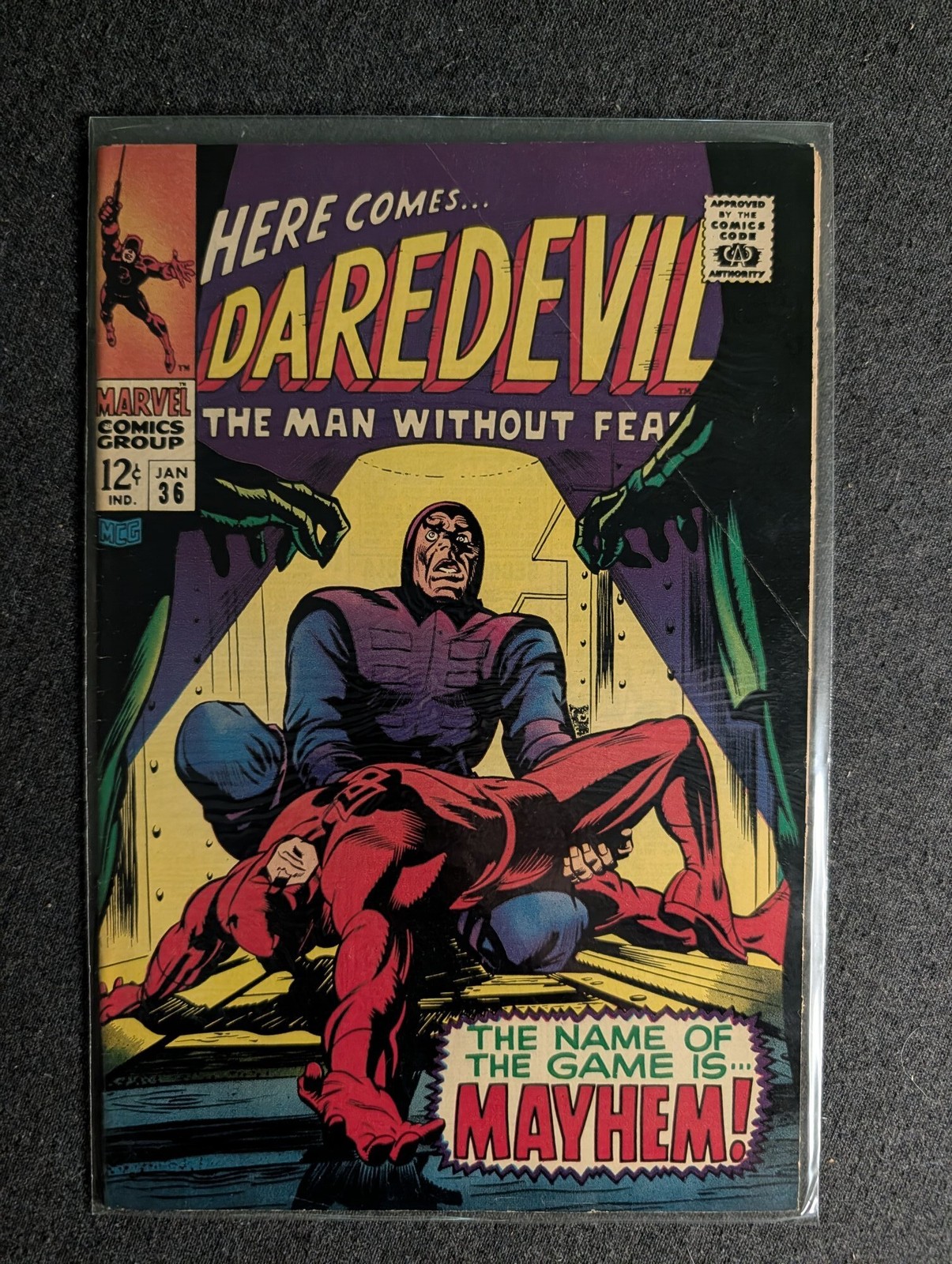 Daredevil #36 (Marvel Comics 1968) FN+ approx 6.5