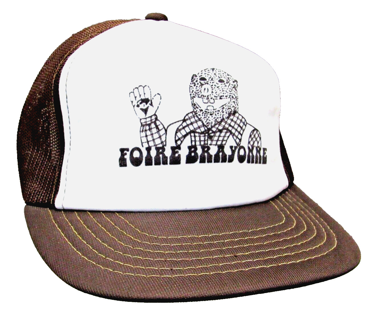  Foam Front Mesh Back Snap Back Foire Brayonne Trucker Hat