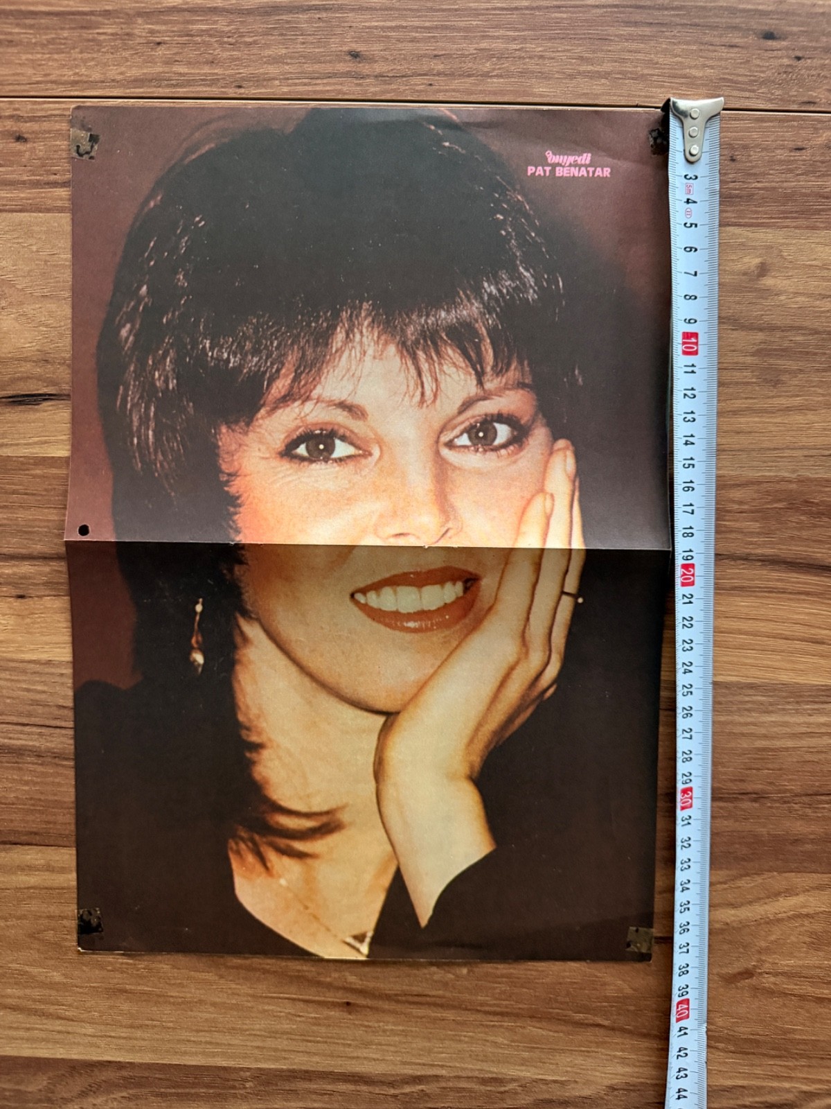 Pat Benatar Duran Duran Vintage Turkey Double Sided Blue Jean Poster Rare