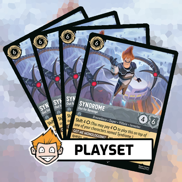 4x Syndrome - Out for Revenge (#172) FOIL Playset - Lorcana, Wilds Unknown