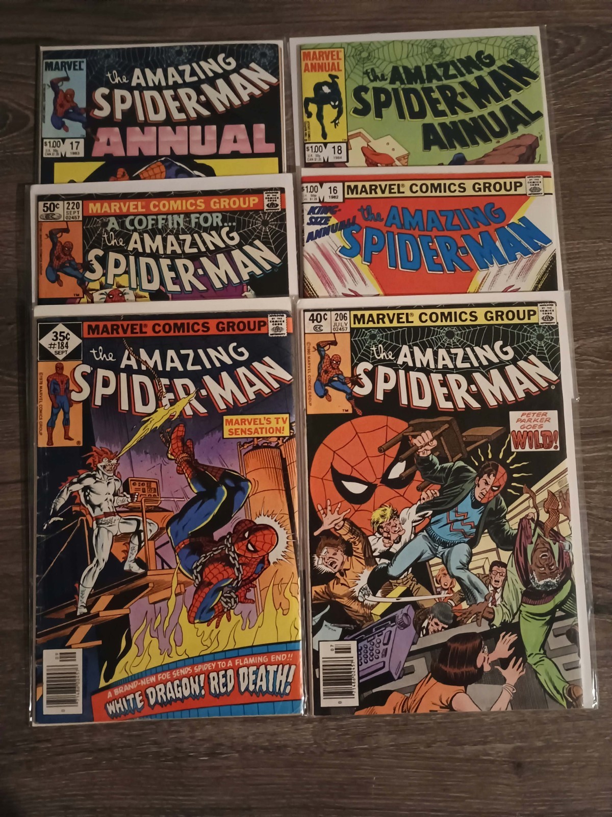 🌟Vintage Bronze Age Amazing Spider-Man Lot: w/Keys Marvel Comics (1978-1984) 🌟