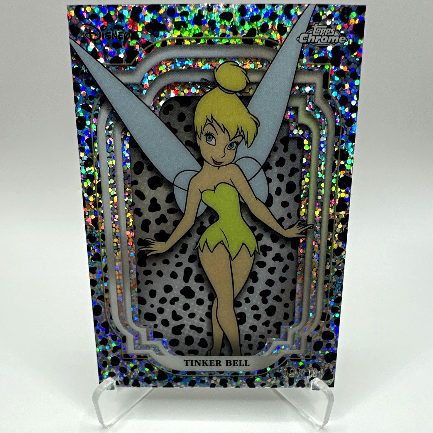 Topps 2024 Topps Chrome Disney 100 Tinker Bell #22 Serial Numbered 97/100