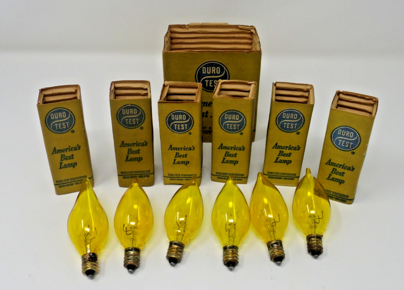 Vintage Duro Test Light Bulbs - New Old Stock