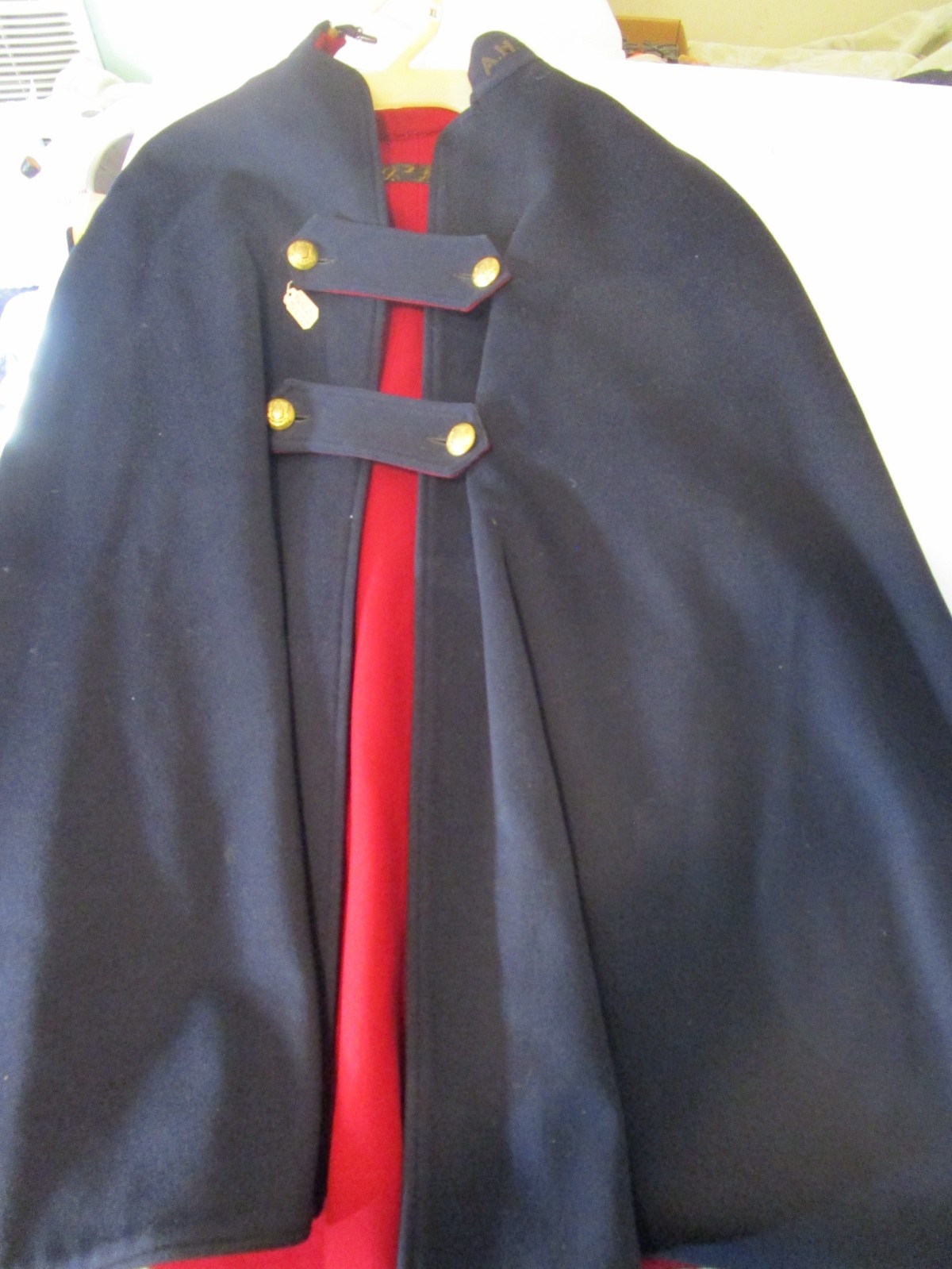 Vintage Allegany Hospital Cumberland MD. Nurse Cape Cloak WWII 1940’s
