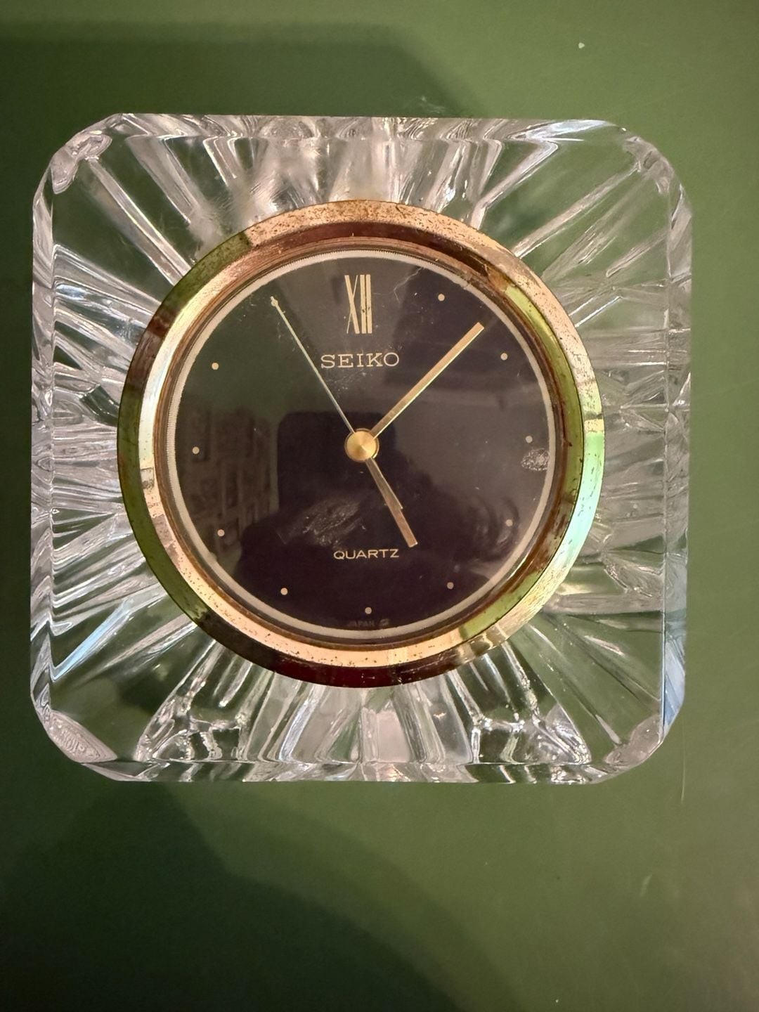 Seiko Crystal Quartz Desk Clock