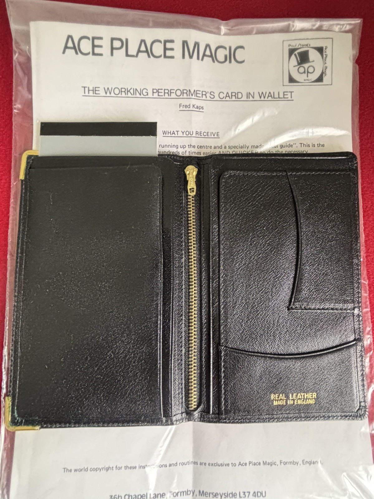 Vintage (1975)🔥Rare🔥The Original FRED KAPS Working Performer's Card In Wallet