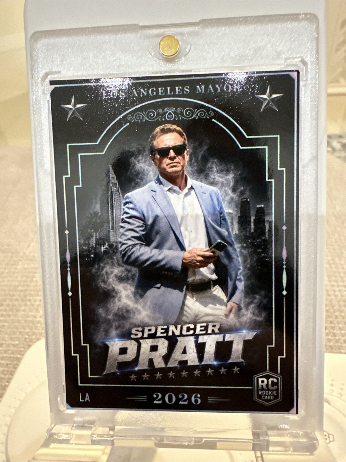 2026 Spencer Pratt Rookie Card - Los Angeles Mayor Race- Custom Artwork Card 💎