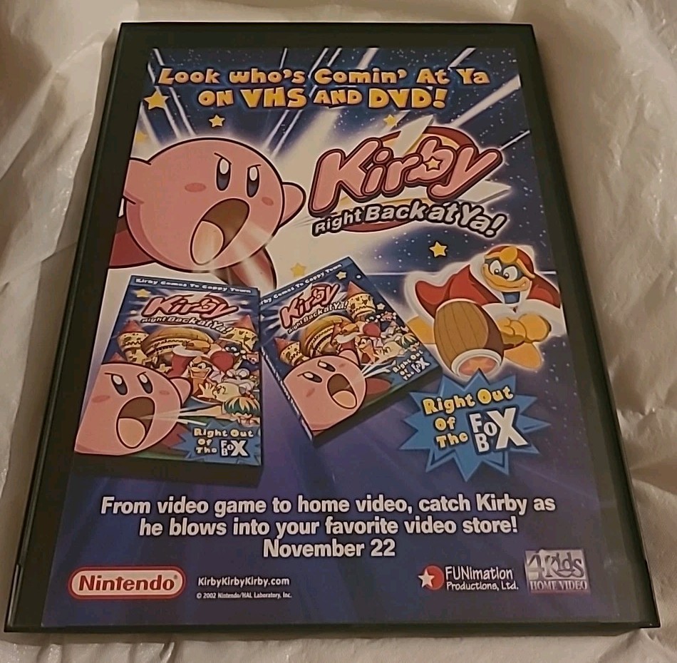 Kirby Right Back At Ya 2002 Framed Print Ad 8.5X11 Wall Art 