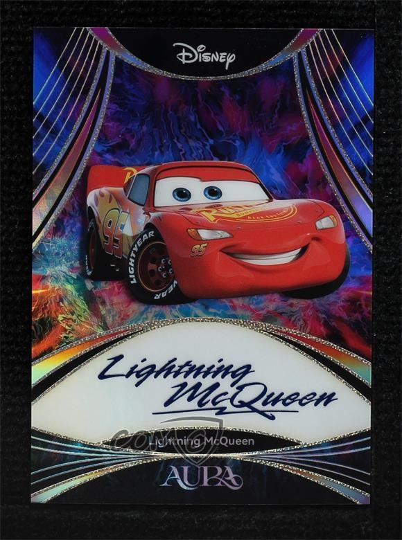 2025 Kakawow Aura Disney Signatures 6/100 Lightning McQueen #AD-IA-44 0c3
