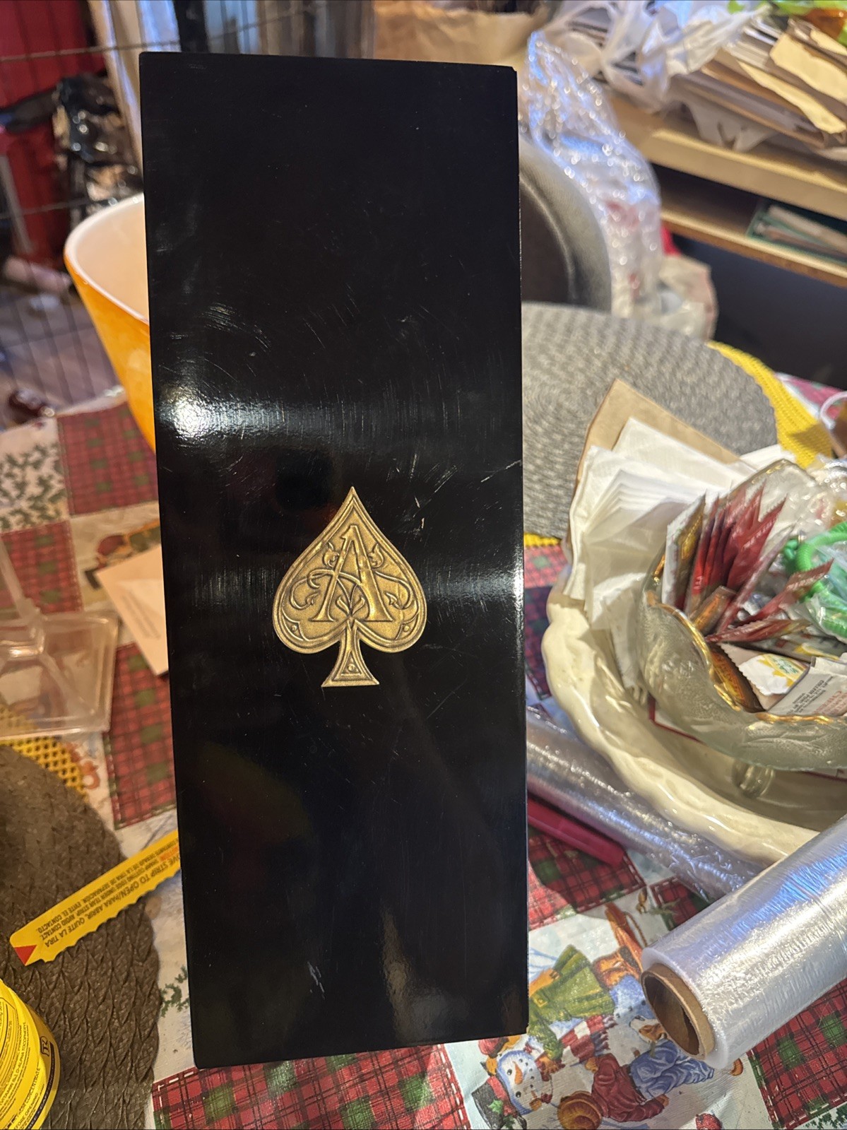 Ace Of Spades Brut Champagne Armand De Brignac - Empty Bottle & Box 750ml France