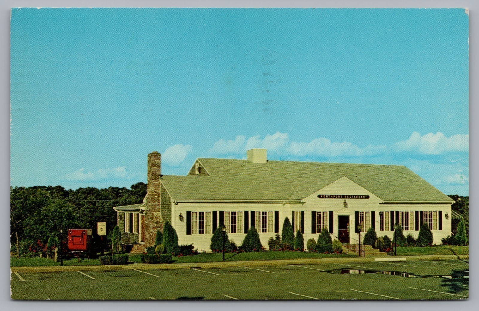 Northport Restaurant, Front View, North Chatham, Cape Cod, MA. 1977 Postcard-125