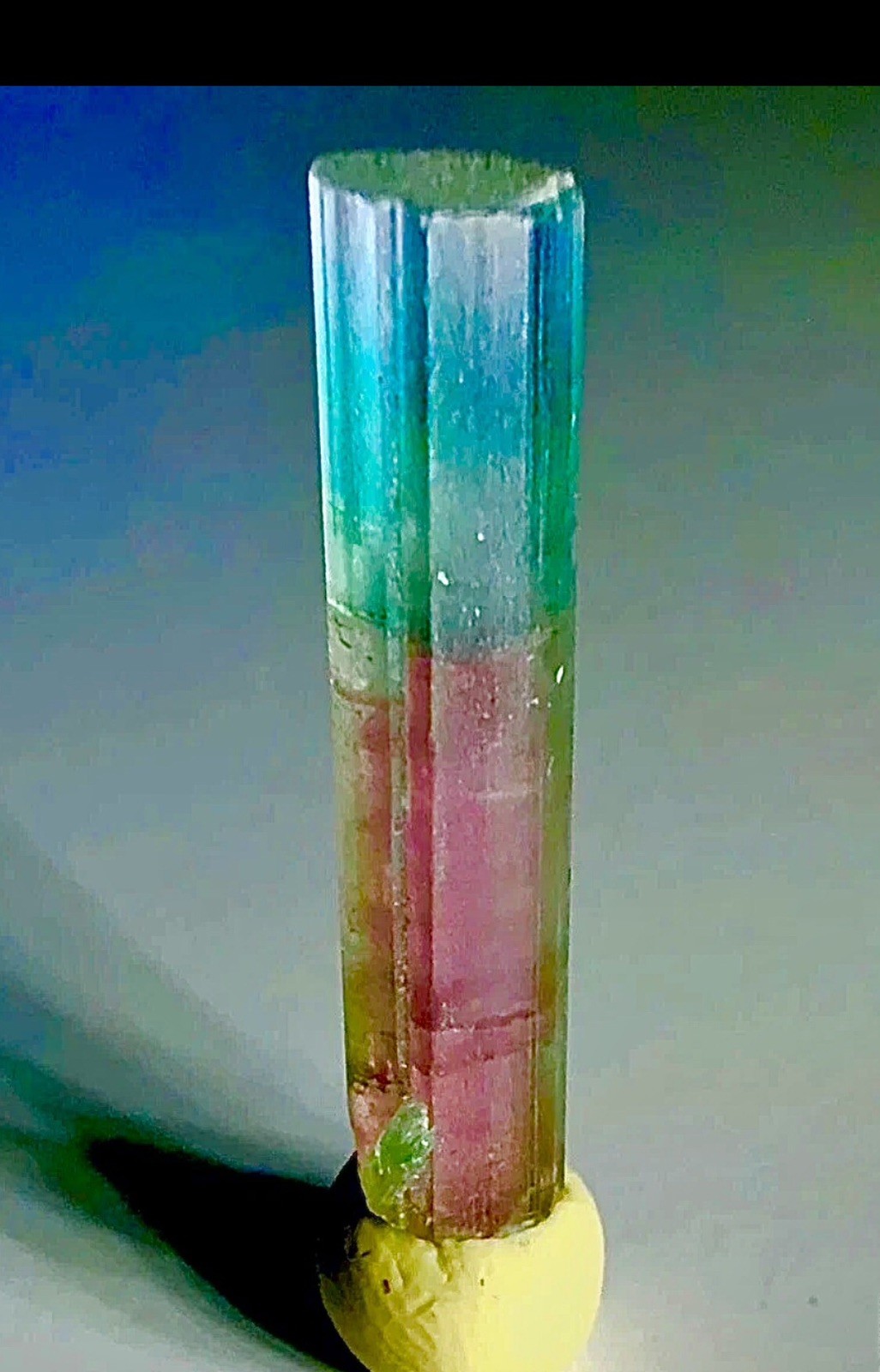 Beautiful Rare Watermelon Tourmaline Crystal Raw Gemstone Natural Specimen +gift