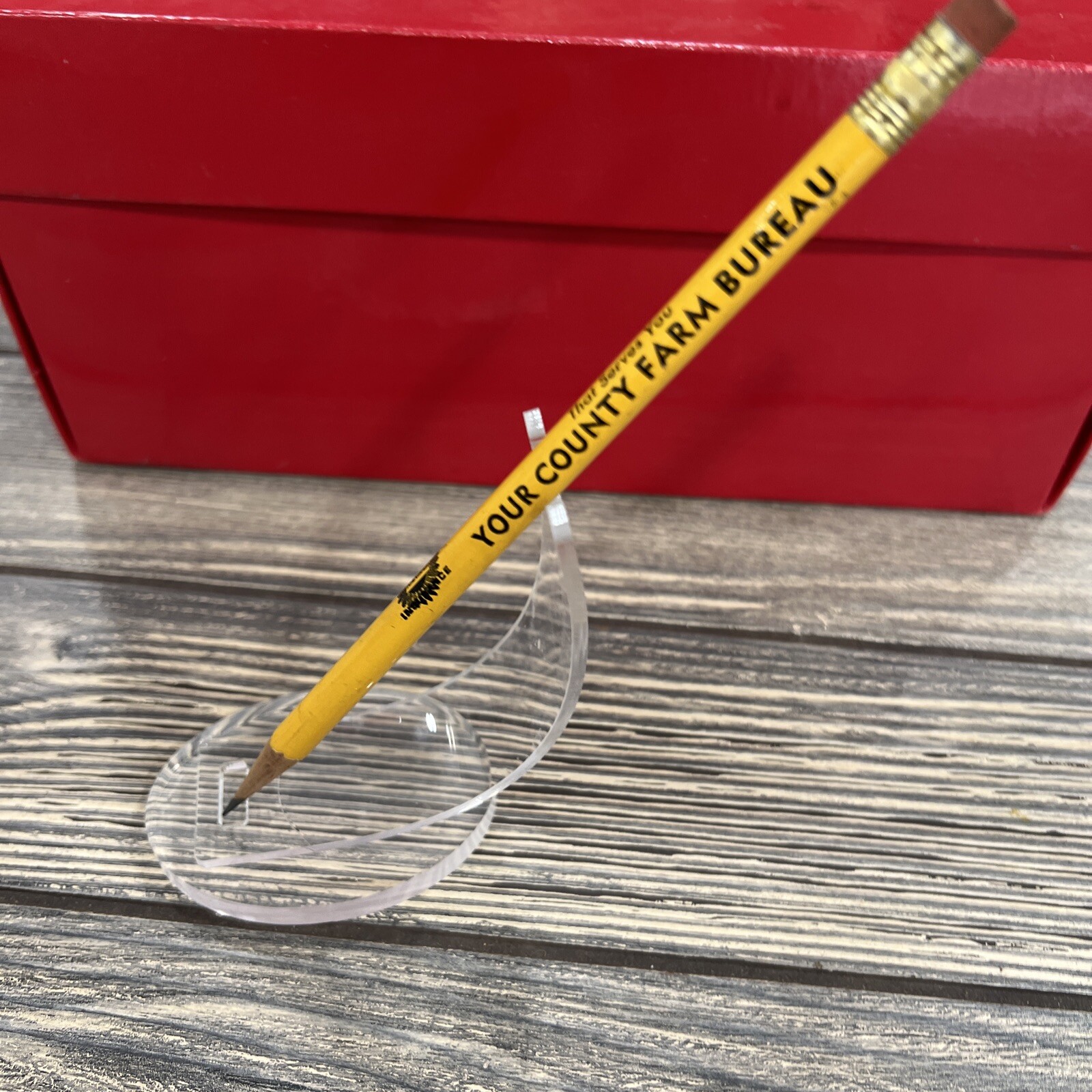 Vintage Sharpened Pencil Farm Bureau Kansas 