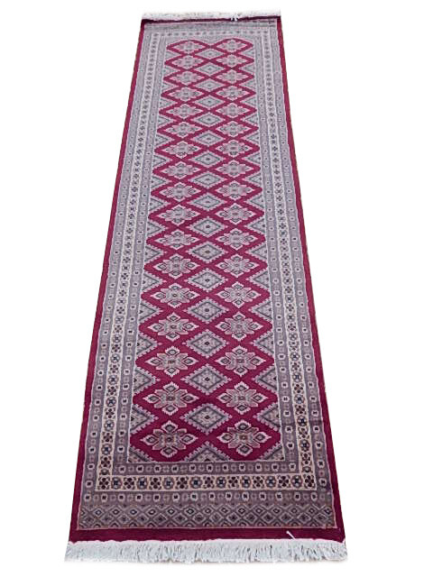 Lovely Red 2 ft 6 in x 8 ft oriental stair runner Bokara Jaldar 3x8 cm