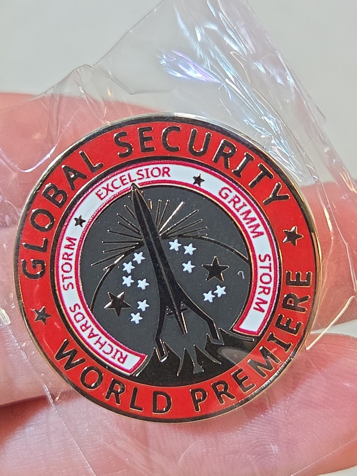 Disney Marvel Fantastic Four Global Security World Premiere Pin Storm MOG