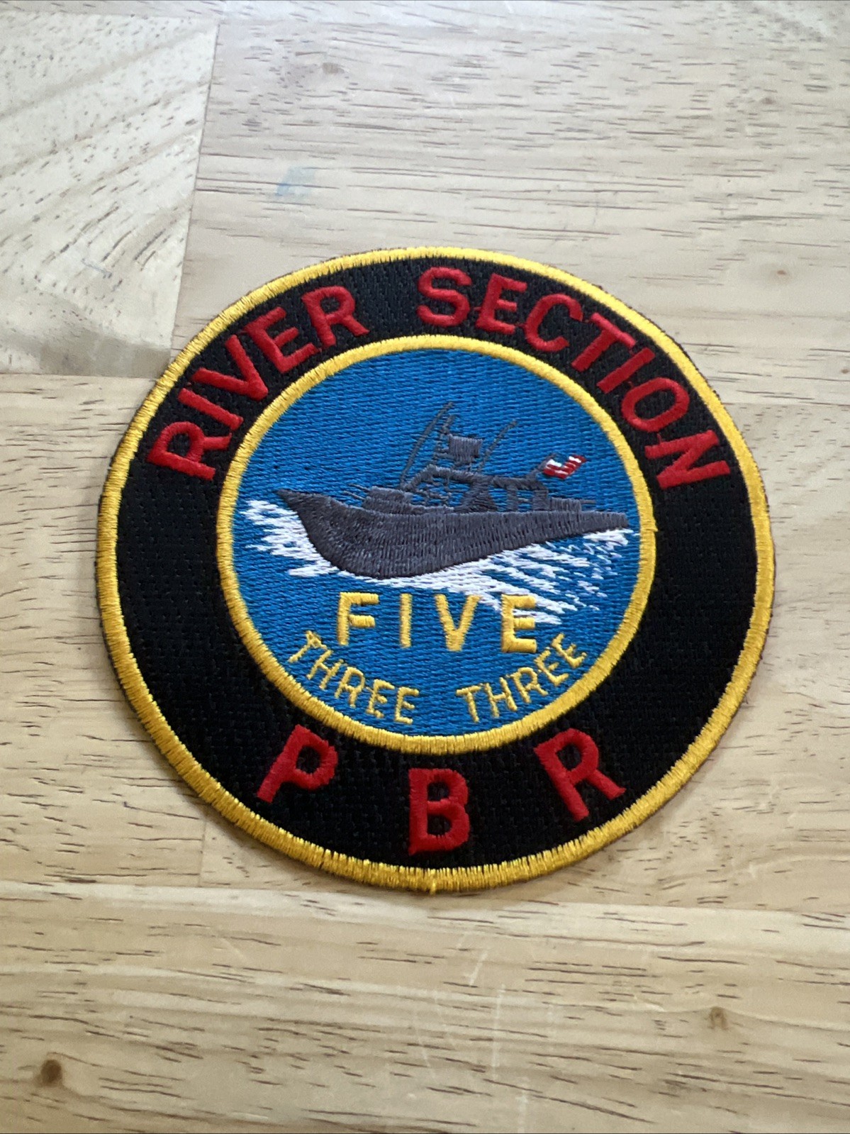 US Navy River Patrol Boat 533rd River Section PBR Patch USN