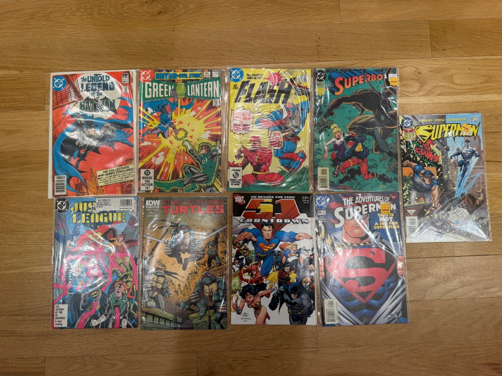DC Comics Lot Batman #1 Green Lantern Flash Superman Superboy TMNT Vintage 1980s