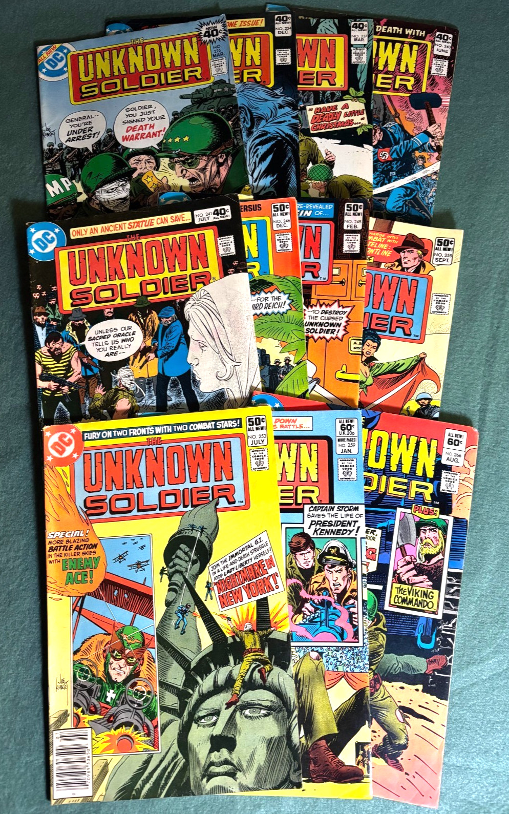Unknown Soldier # 225 234 237 240 241 246 248 253 255 259 266 Lot of 11 F/VF