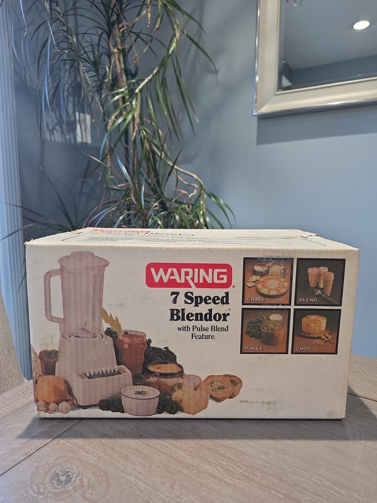 NEW Vintage Waring Blender Almond BL2088 Push Button Multi-Speed FACTORY SEALED
