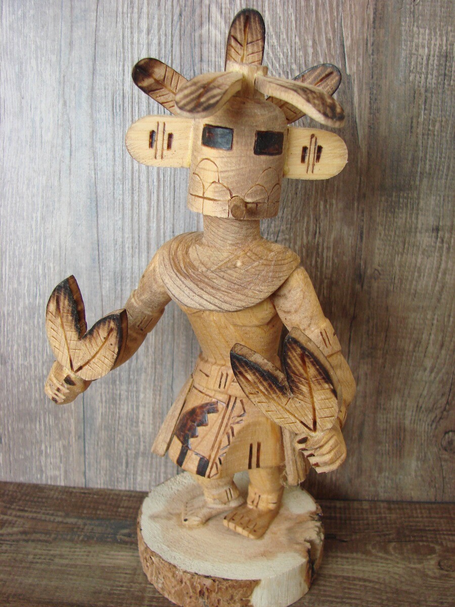 Navajo Indian Handmade Morning Singer Dancer Kachina by Platero