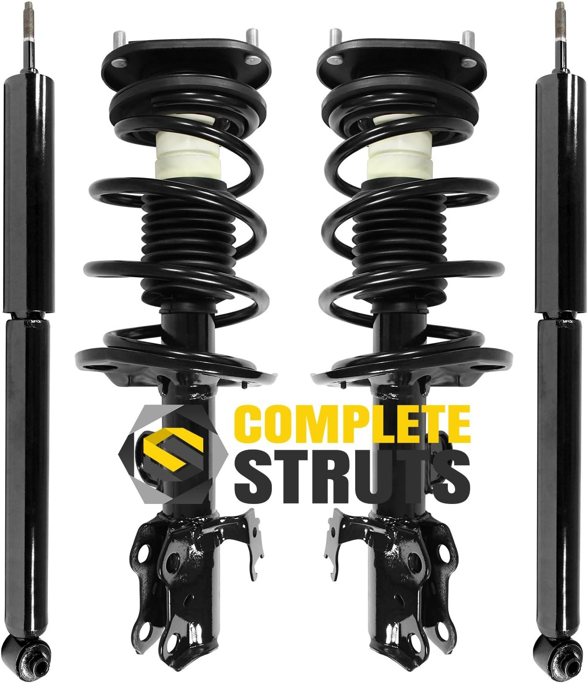 Front Quick  Assembly & Rear Shocks Absorbers for 2008-2015 Scion Xb (Set of 4)