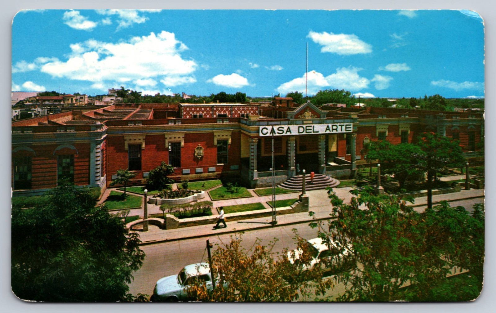 Ciudad Victoria Mexico La Casa Del Arte Vintage Postcard