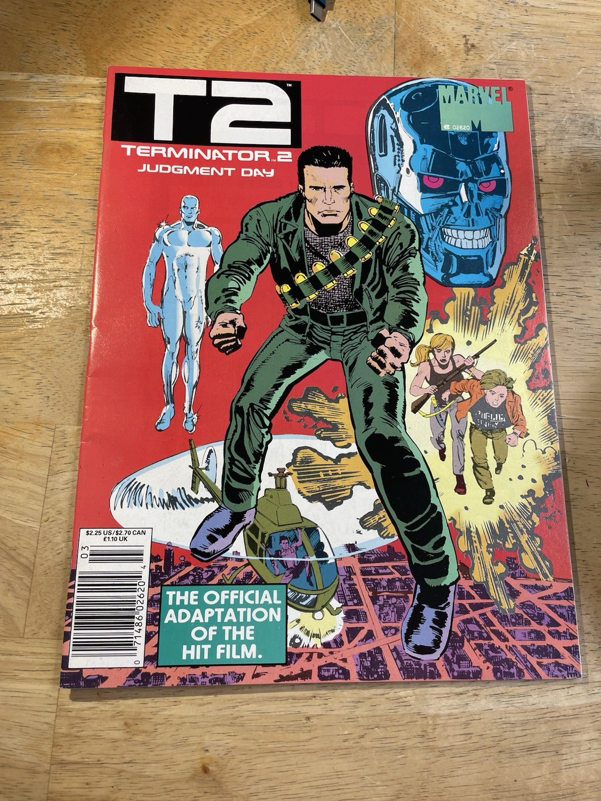 T2 TERMINATOR 2 JUDGMENT DAY THE OFFICIAL ADAPTATION  MARVEL Unread
