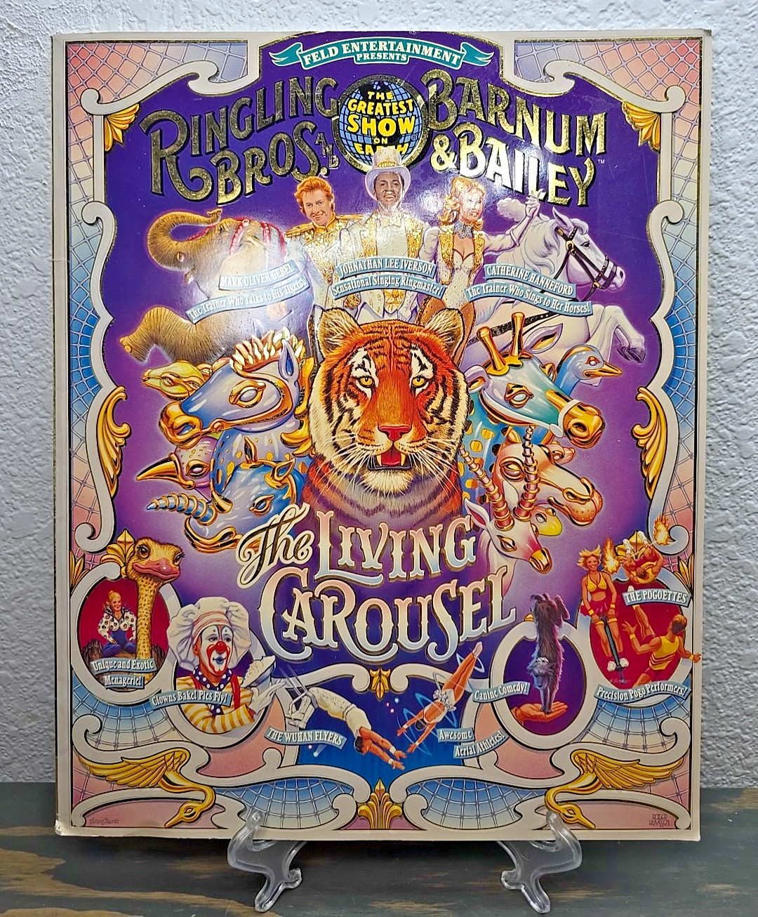 SIGNED 1999 Ringling Bros Barnum Bailey Circus 129th Edition Program Autograph