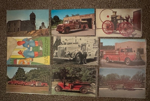 27 FIRE FIGHTING, ENGINES, ETC Vintage Postcards Lot 