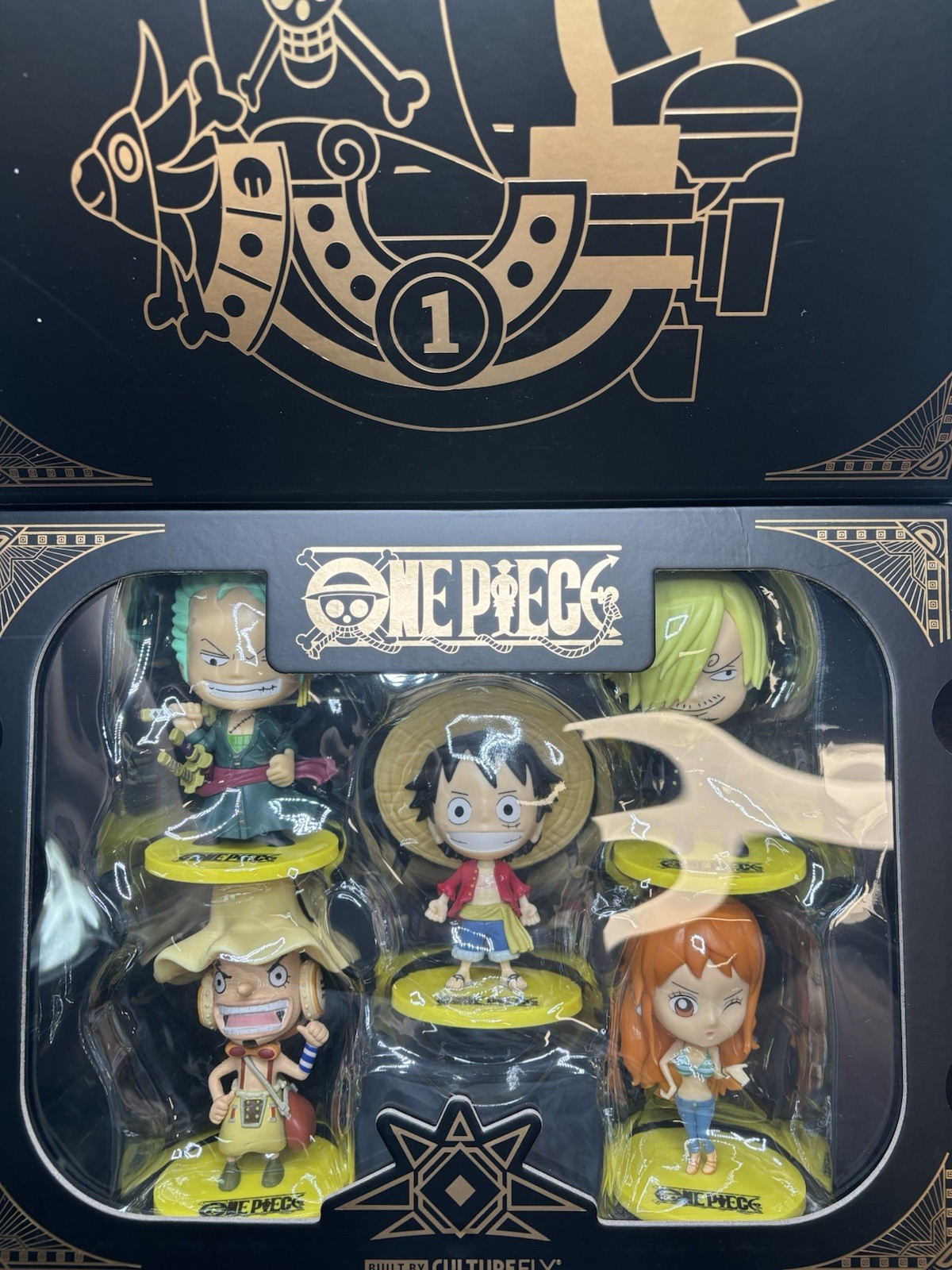 One Piece X Culture Fly- Deluxe Collector Set 5 Premium Vinyl Figures New Sealed