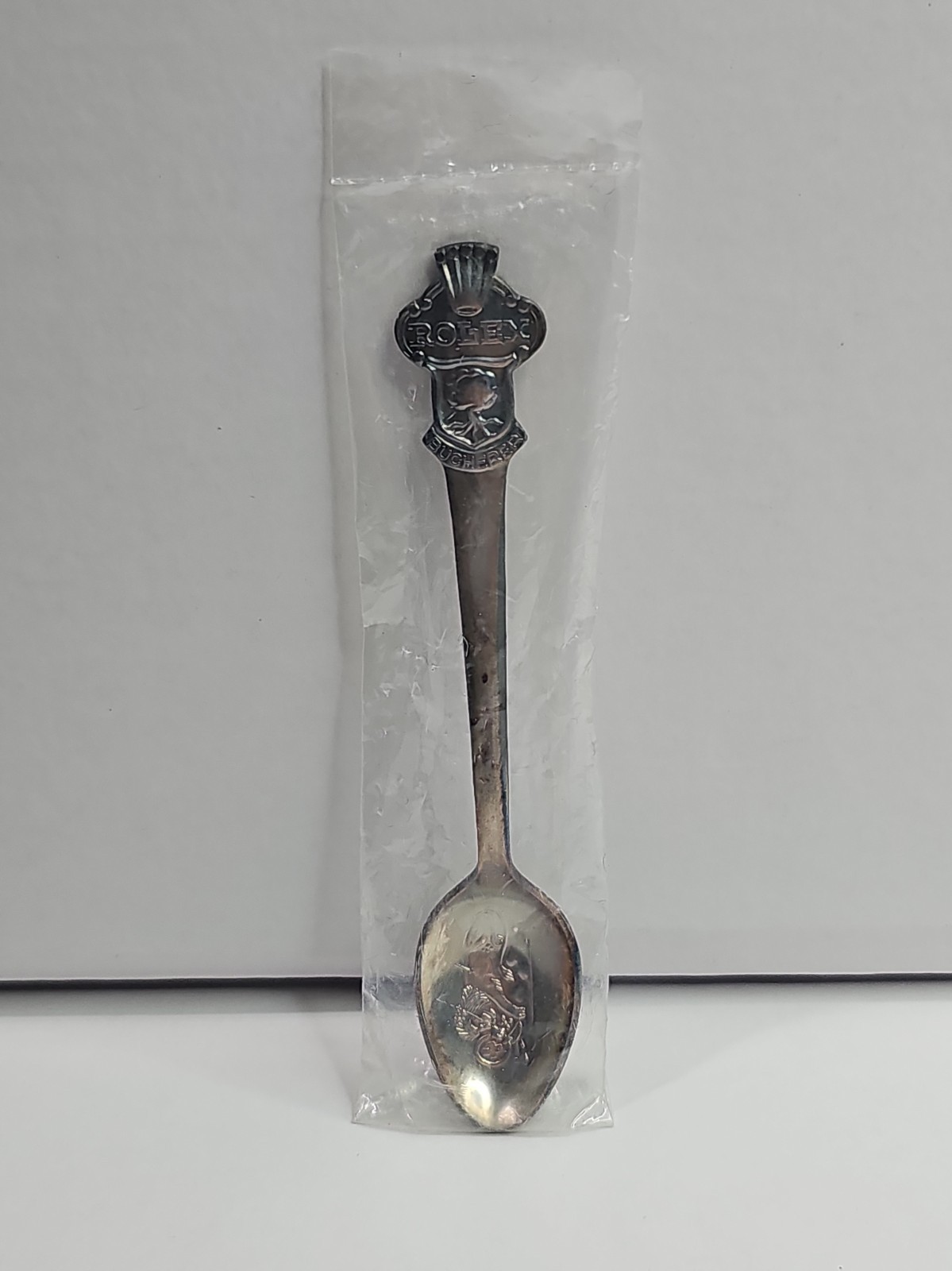 Vintage Rolex Bucherer Lucerne Switzerland Souvenir Spoon Lion CB Swiss Sealed