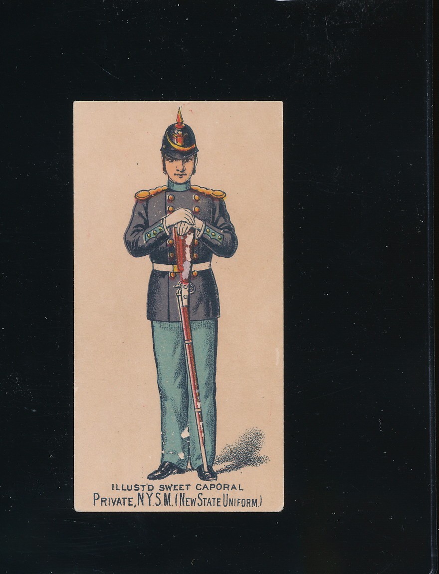 N224 1888 Kinney Military Series Private New York New Uniform - Ex - S4480