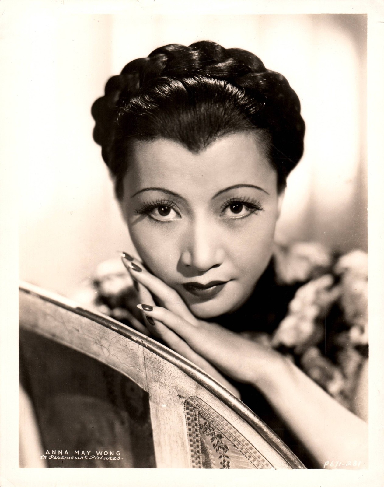 HOLLYWOOD CHINESE ANNA MAY WONG STYLISH POSE PORTRAIT 1930s ORIG PHOTO MA78