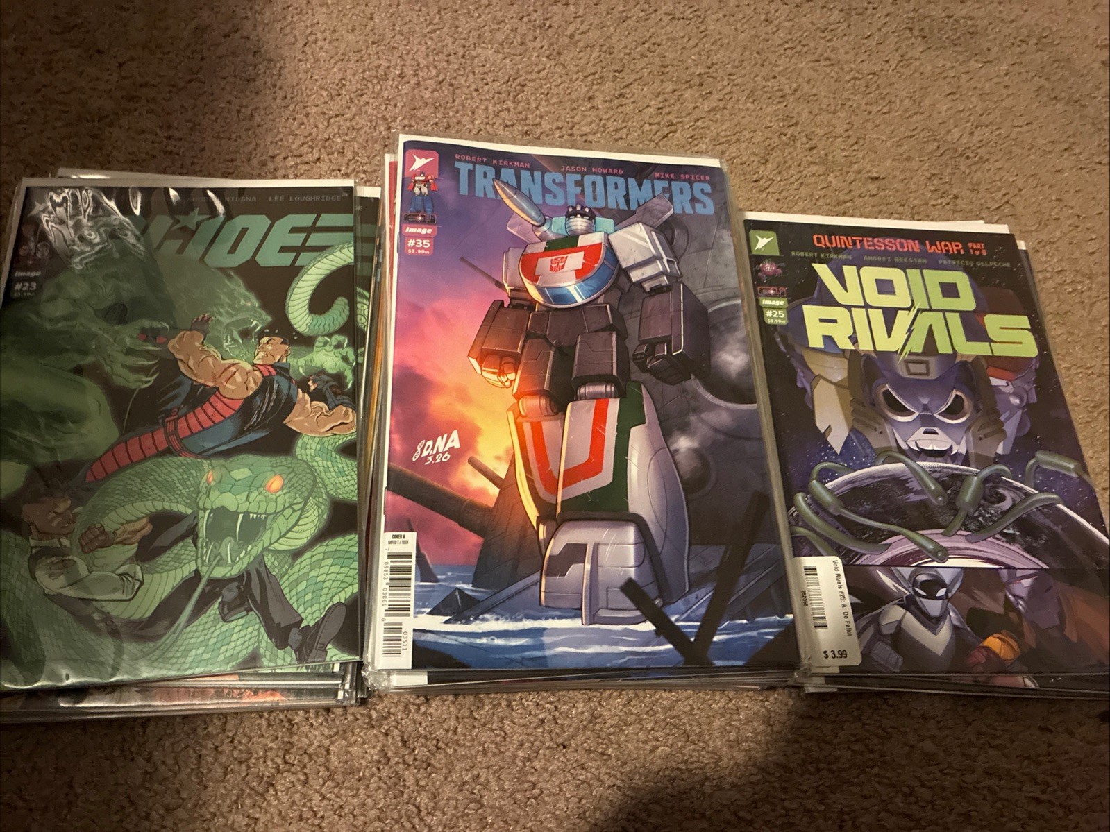Skybound Energon Universe Lot 48 Comics NM Transformers G.I. Joe Void Rivals