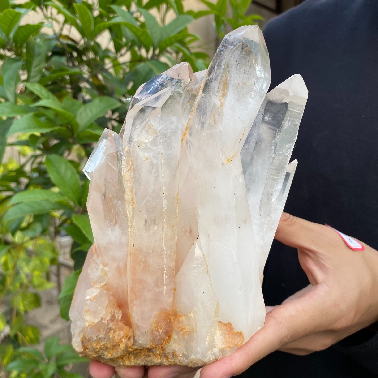 3.9lb Natural Clear White Crystal Quartz Cluster Rough Healing Specimen
