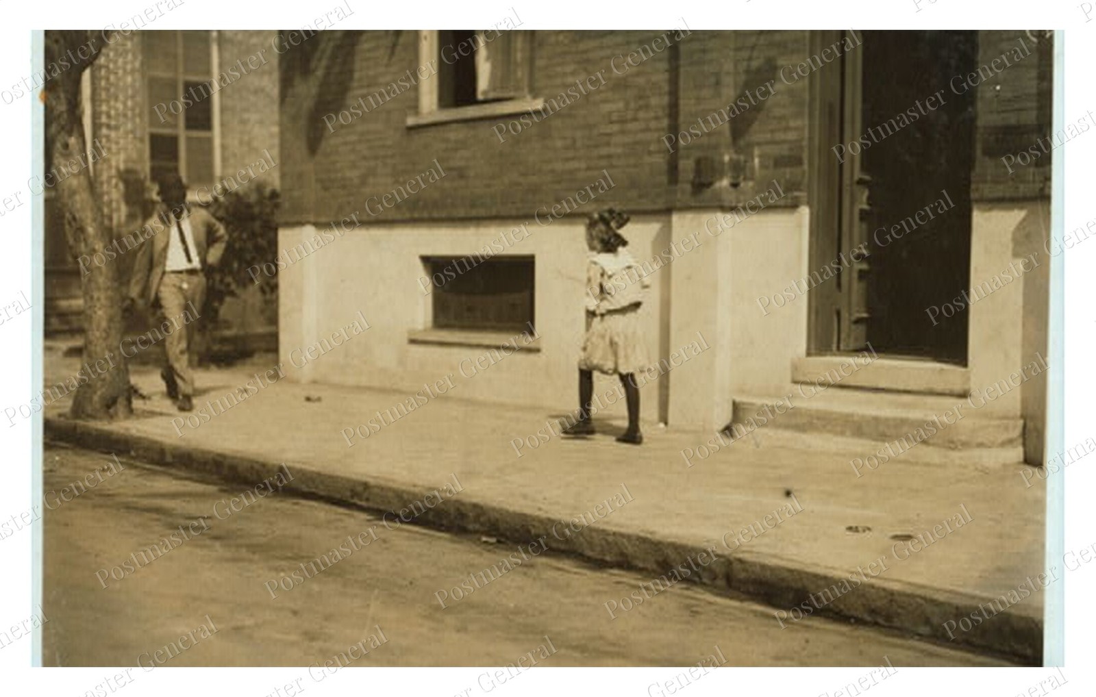 Mobile Alabama Cash Girl Standard Postcard COPY RPPC