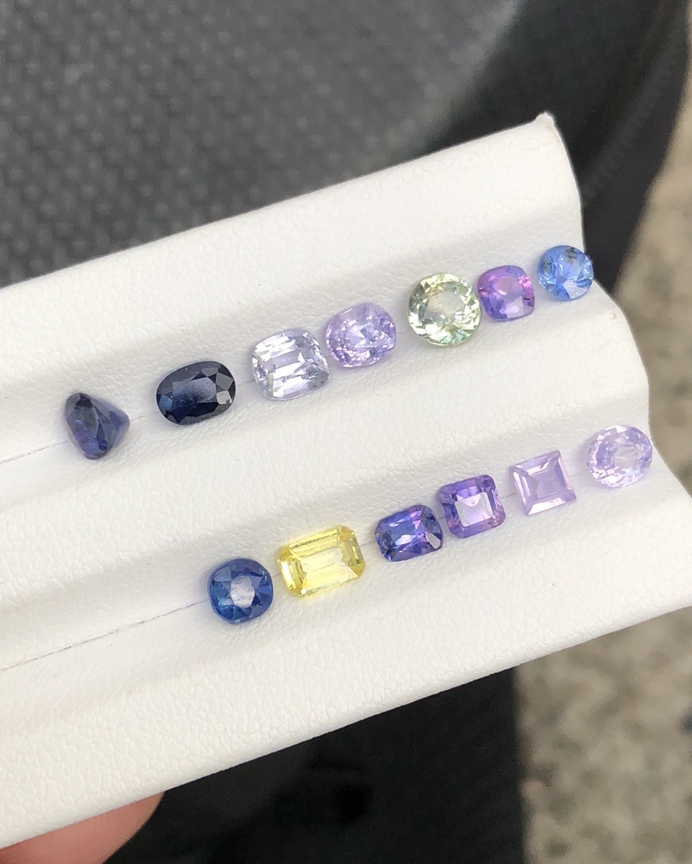 5.80 Crt / Natural Sapphire Mixed Color Heat /No Heat Mixed From Sri Lanka Mine