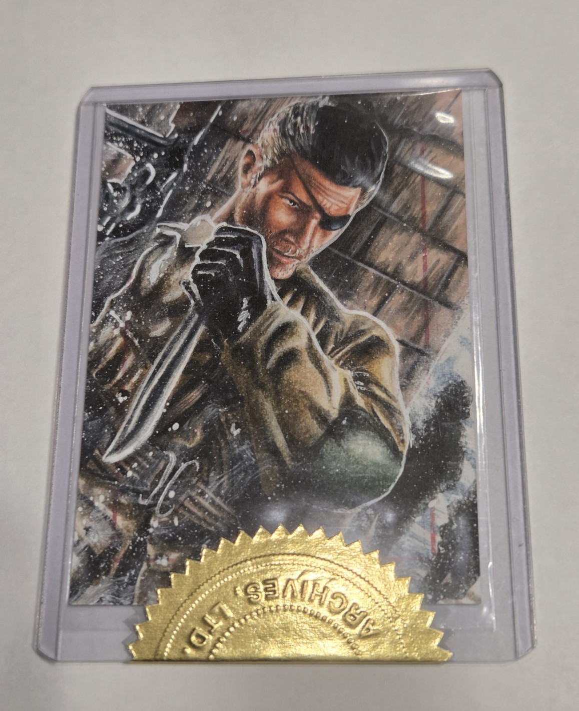 2013 Marvel Sgt Fury 50th Anniversary box incentive Sketch Card Mick/Matt Glebe