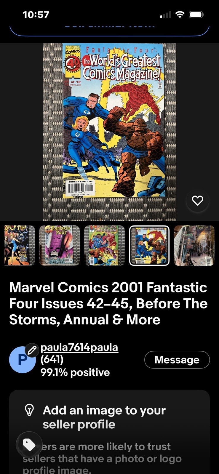 Marvel Presents The Fantastic Four Year 2000&2001 Comics Lot24 Last Chance ￼