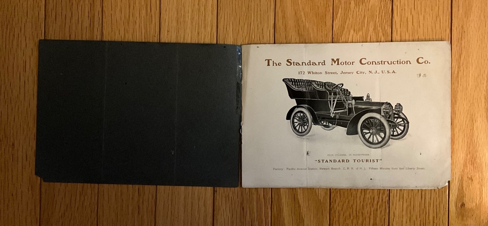 1904 Standard Tourist Sales Brochure | Jersey City, NJ | 4 cyl. 25 HP | Original