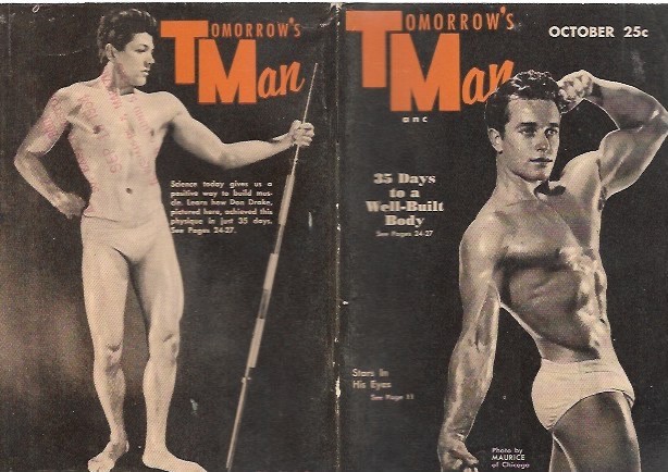 TOMORROWS MAN AUG 1954 Pocketsize Physique Magazine