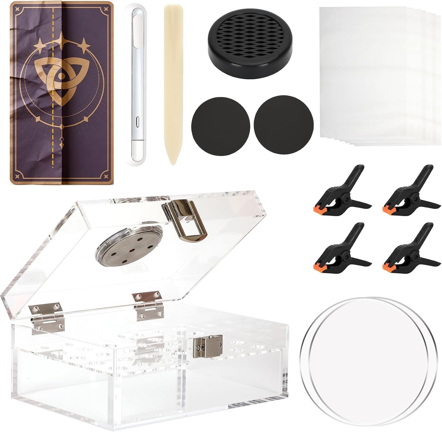Card Flattening and Restoration Kit –with Heat Setting Pen