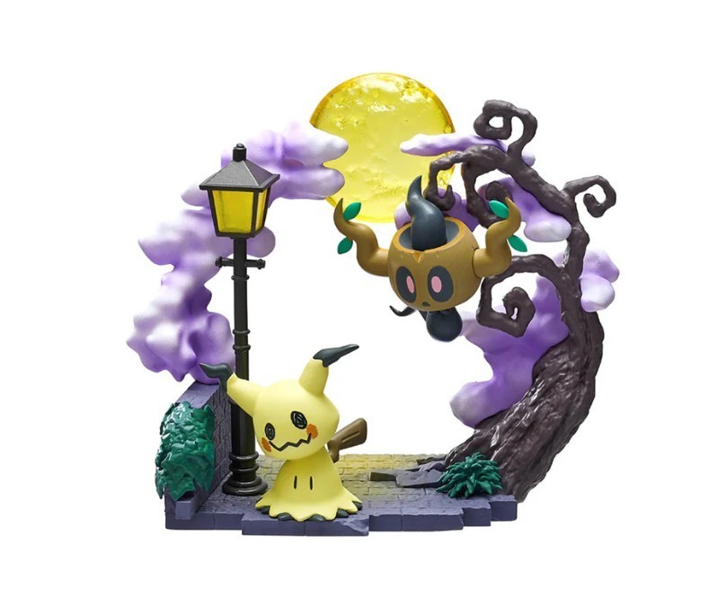 (USA SHIPPING) RE-MENT Pokemon Circular Diorama Collection 2 Mimikyu & Phantump