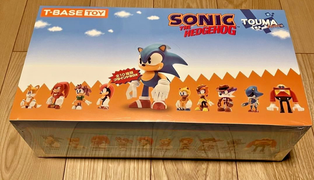 Sonic the Hedgehog TOUMA PVC Figure Complete Set of 10 T-BASE SEGA Japan